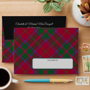 Clan MacDougall Tartan Envelope