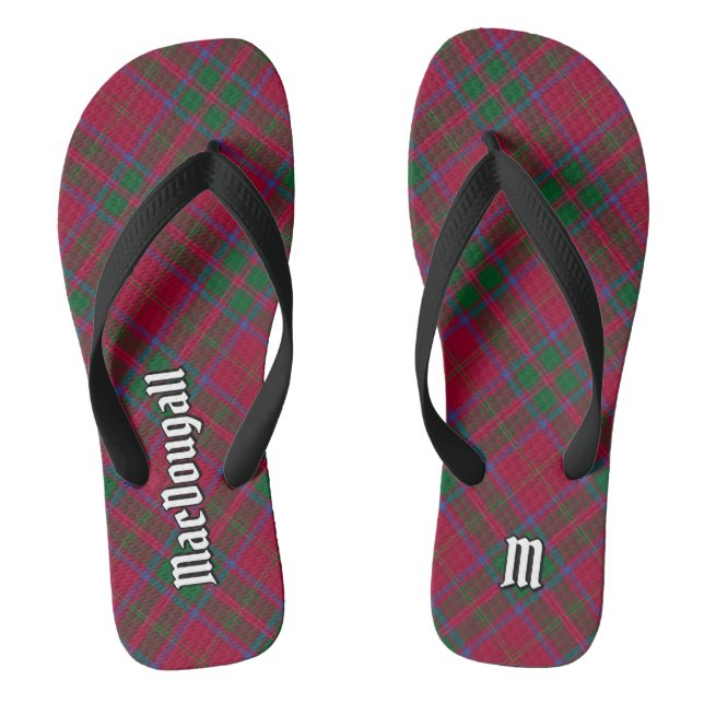 Clan MacDougall Tartan Flip Flops (Footbed)