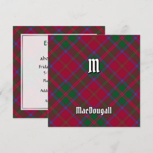Clan MacDougall Tartan Invitation