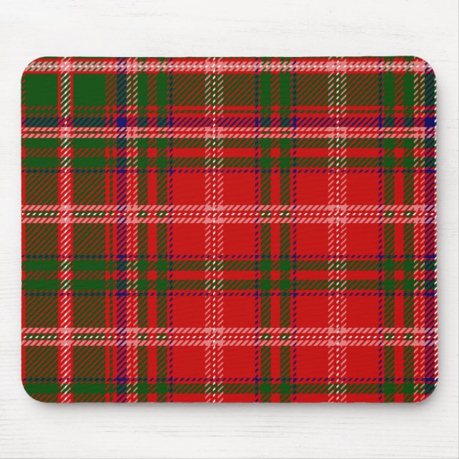 Clan MacDougall Tartan Mouse Pad (Front)