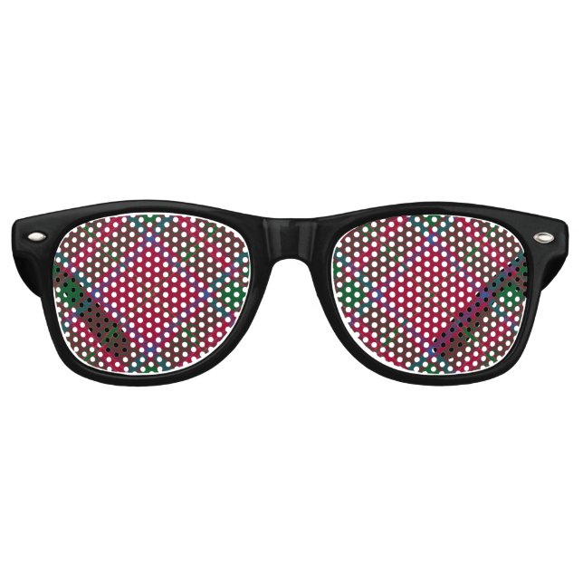 Clan MacDougall Tartan Retro Sunglasses (Front)