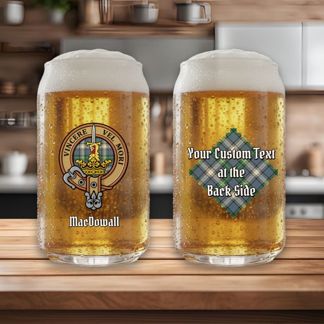 Clan MacDowall Crest sur Tartan (Créateur téléchargé)