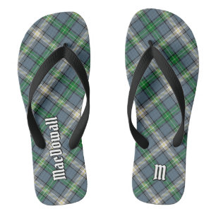 Clan MacDowall Tartan Flip Flops