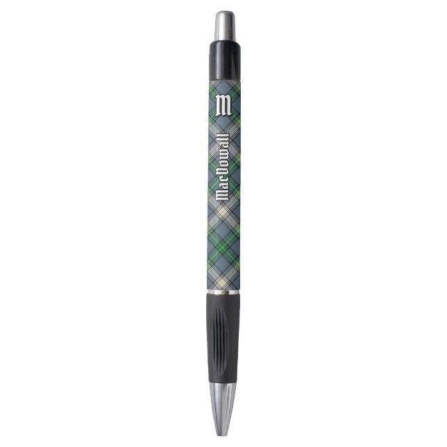 Clan MacDowall Tartan Pen (Front Vertical)
