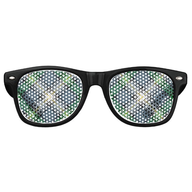 Clan MacDowall Tartan Retro Sunglasses (Front)