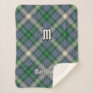 Clan MacDowall Tartan Sherpa Blanket