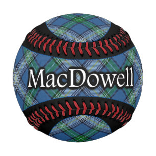 Clan MacDowell MacDowall Scottish Tartan Baseball
