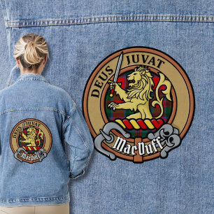 Clan MacDuff Crest over Tartan Denim Jacket