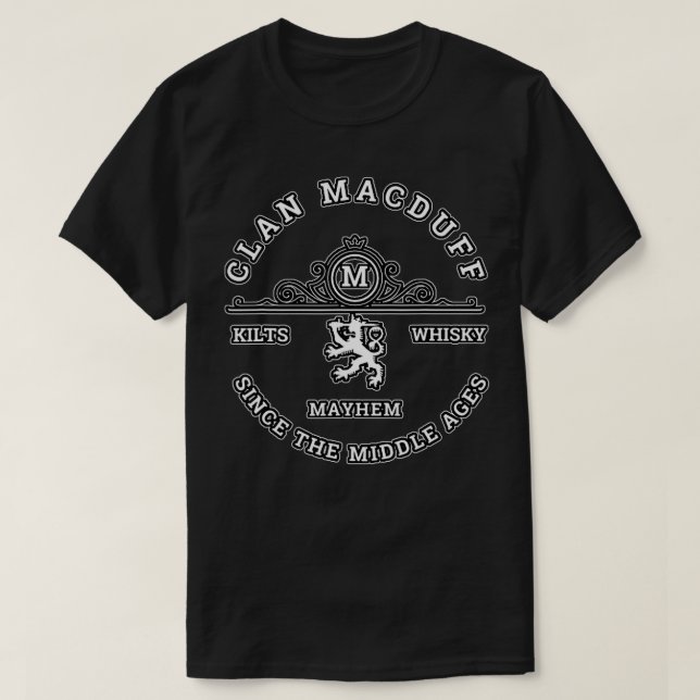 Clan Macduff Scottish Kilt Highland Games T-Shirt (Design Front)
