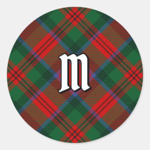 Clan MacDuff Tartan Classic Round Sticker