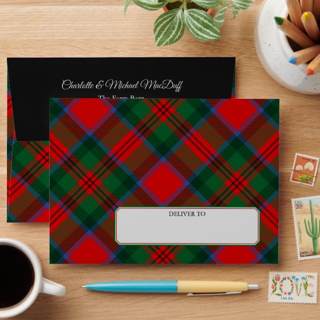 Clan MacDuff Tartan Envelope (Desk)
