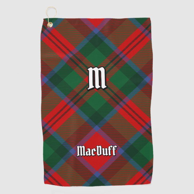 Clan MacDuff Tartan Golf Towel (Front)