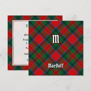 Clan MacDuff Tartan Invitation