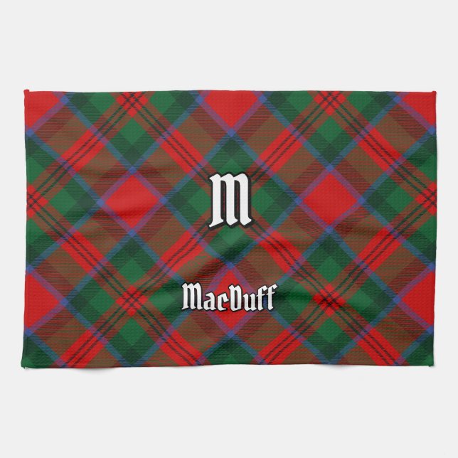 Clan MacDuff Tartan Kitchen Towel (Horizontal)