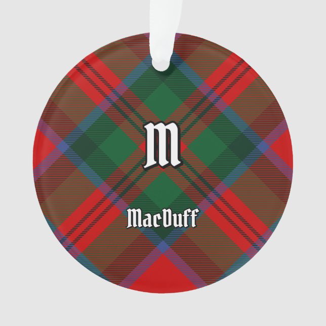 Clan MacDuff Tartan Ornament (Front)