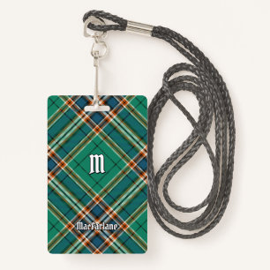 Clan MacFarlane Ancient Hunting Tartan Badge