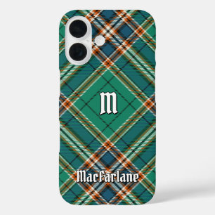 Clan MacFarlane Ancient Hunting Tartan iPhone 16 Case
