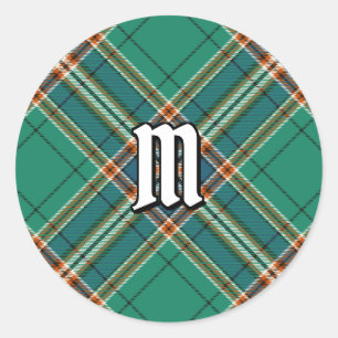 Clan MacFarlane Ancient Hunting Tartan Classic Round Sticker