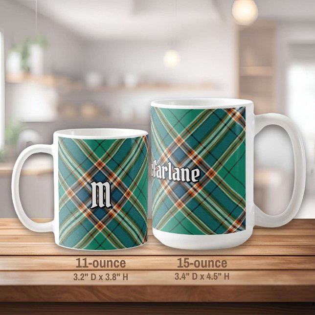 Clan MacFarlane Ancient Hunting Tartan Coffee Mug (Creator Uploaded)