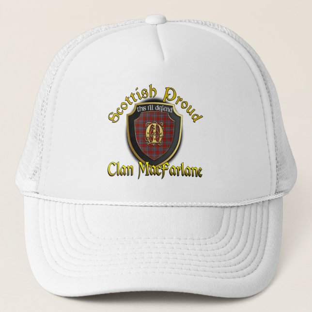 Clan MacFarlane Casquette de dynastie écossaise (Devant)
