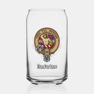 Clan MacFarlane Crest sur le tatan de robe