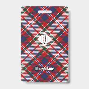 Clan MacFarlane Dress Tartan Badge