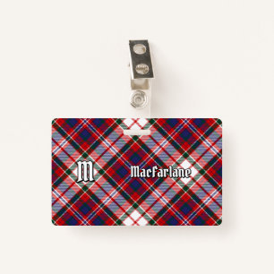 Clan MacFarlane Dress Tartan Badge