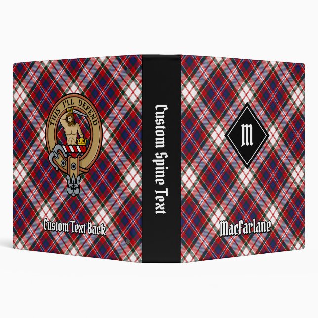 Clan MacFarlane Dress Tartan Binder (Background)