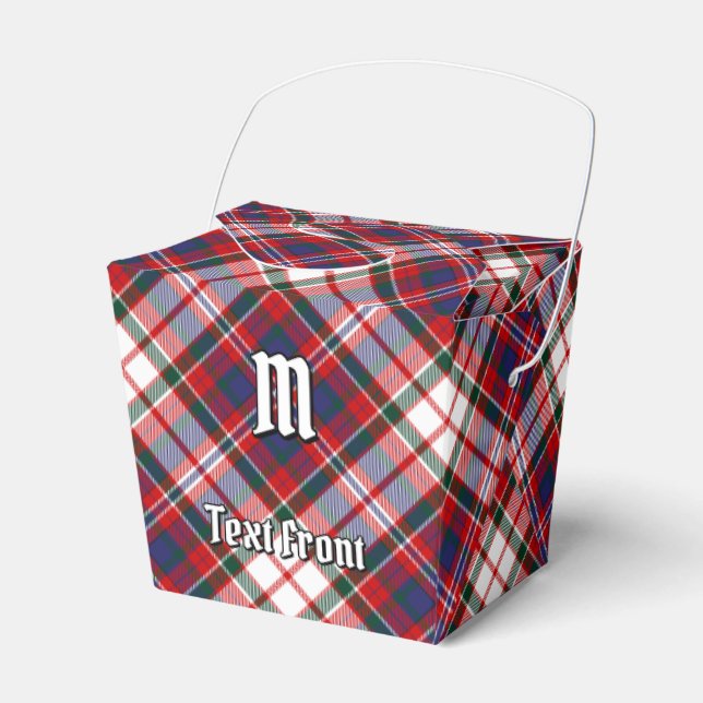 Clan MacFarlane Dress Tartan Favor Box (Front Side)