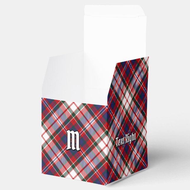 Clan MacFarlane Dress Tartan Favor Box (Opened)