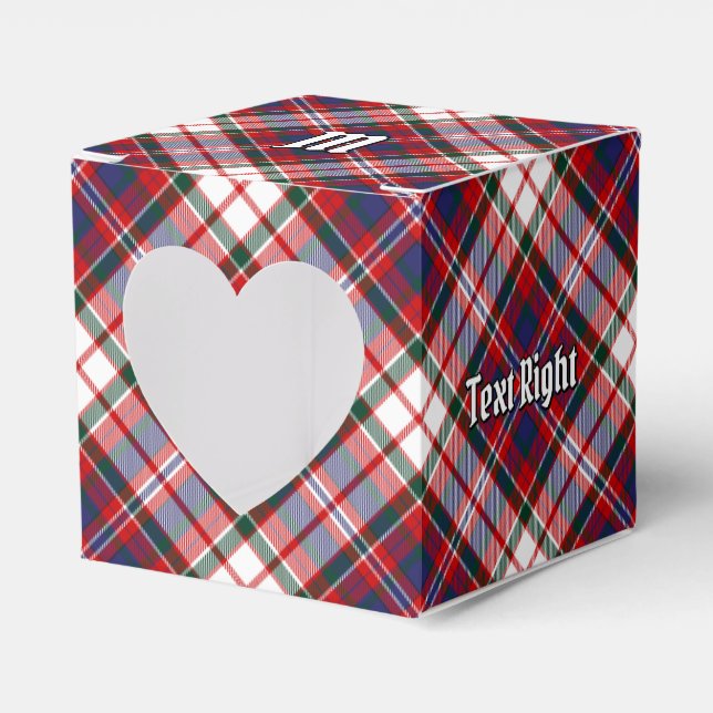 Clan MacFarlane Dress Tartan Favor Box (Front Side)
