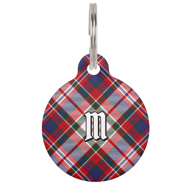 Clan MacFarlane Dress Tartan Pet Tag (Front)