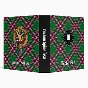 Clan MacFarlane Modern Hunting Tartan Binder
