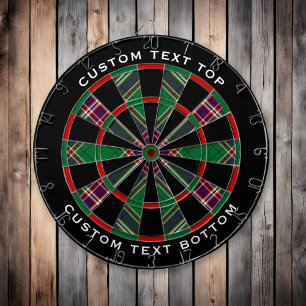 Clan MacFarlane Modern Hunting Tartan Dartboard