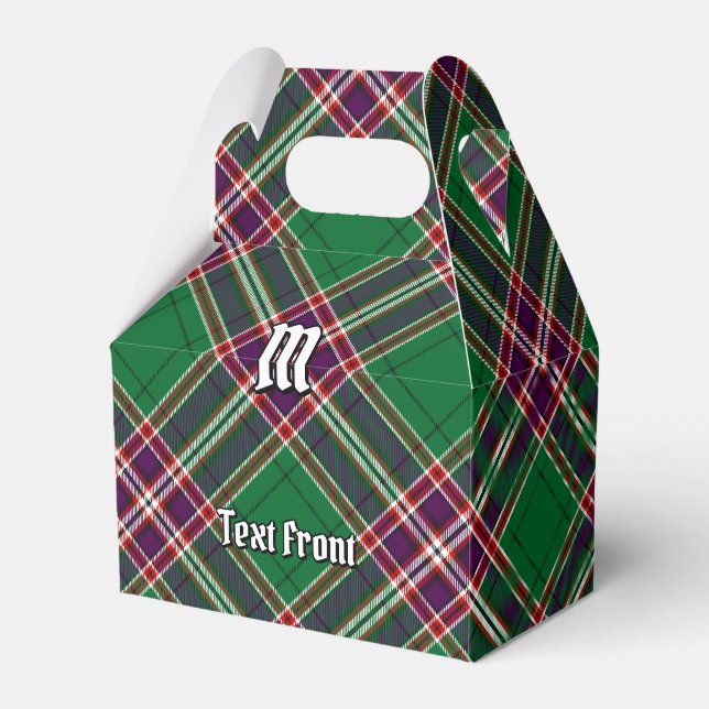 Clan MacFarlane Modern Hunting Tartan Favor Box (Front Side)