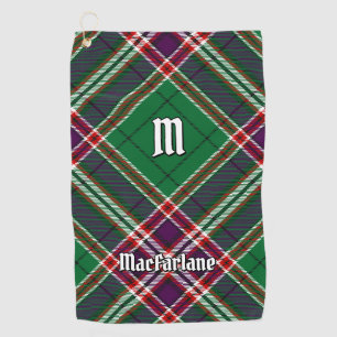 Clan MacFarlane Modern Hunting Tartan Golf Towel