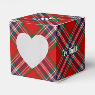 Clan MacFarlane Red Tartan Favor Box