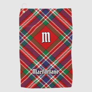 Clan MacFarlane Red Tartan Golf Towel