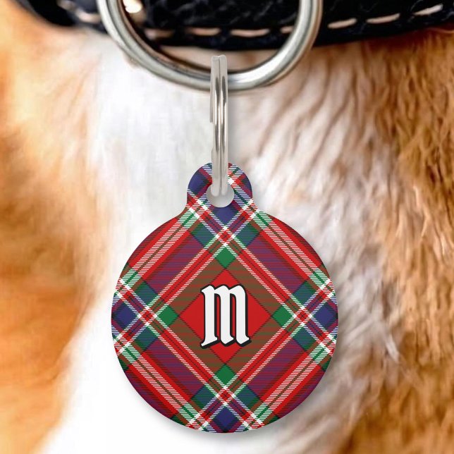 Clan MacFarlane Red Tartan Pet Tag (Creator Uploaded)