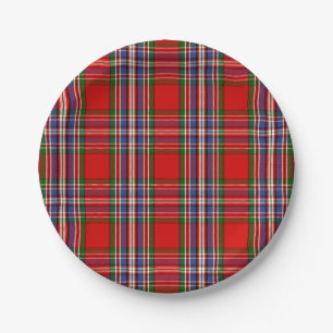 Clan MacFarlane Tartan Paper Plate