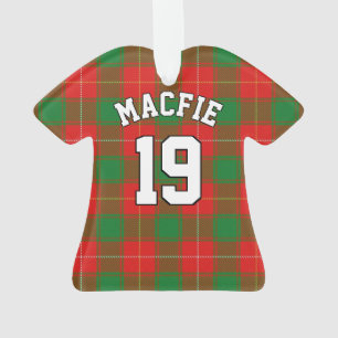 Clan MacFie Tartan Christmas Jersey Ornament