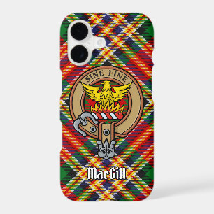 Clan MacGill Crest sur Tartan coque iphone