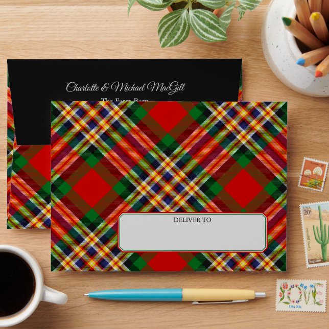 Clan MacGill Enveloppe Tartan (Desk)