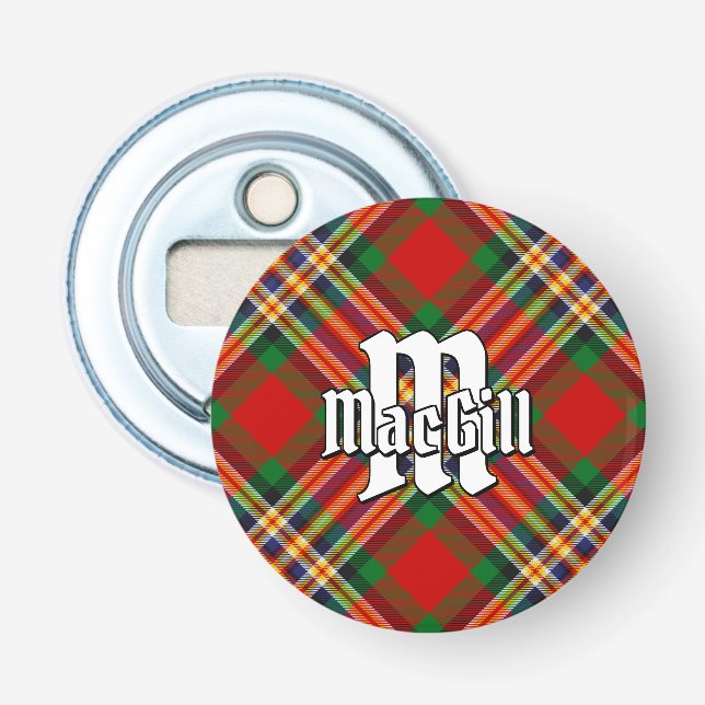 Clan MacGill Tartan Bottle Opener (Front)
