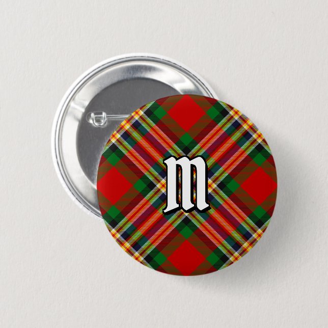 Clan MacGill Tartan Button (Front & Back)