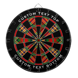 Clan MacGill Tartan Dart Board