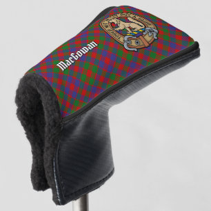 Clan MacGowan Crest over Tartan Golf Head Cover
