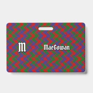 Clan MacGowan Tartan Badge