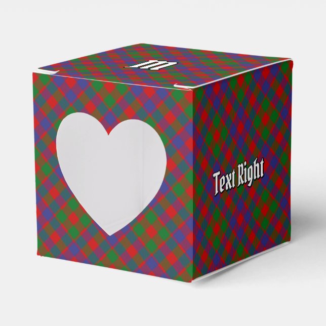 Clan MacGowan Tartan Favor Box (Front Side)