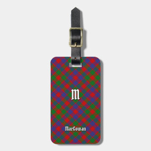 Clan MacGowan Tartan Luggage Tag